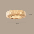 Axyaa Marble Ceiling Lamp 30CM 40CM Elegant Pendant Light for Bedroom Living Dining Room