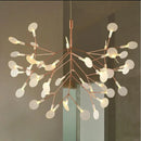 Axyaa Crystal Firefly LED Chandelier for Modern Glod Lighting in Living Room