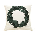 Axyaa Christmas Festival Flower Round Pillowcase for Cozy Home Decor