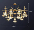 Axyaa Modern LED Chandeliers for Dining Room Pendant Lights Hanging Lamps