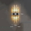 Axyaa Crystal Wall Lamp: Elegant Lighting for Study Bedroom Living Room