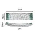 Axyaa Rectangular Sushi Plate | Japanese Ceramic Retro Restaurant Strip Plate