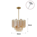 Axyaa Medieval Glass Chandelier for Stylish Home Lighting