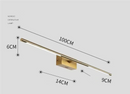 Axyaa LED Sconce Wall Light 8W 80cm for Living Room Bedroom Aisle Hallway