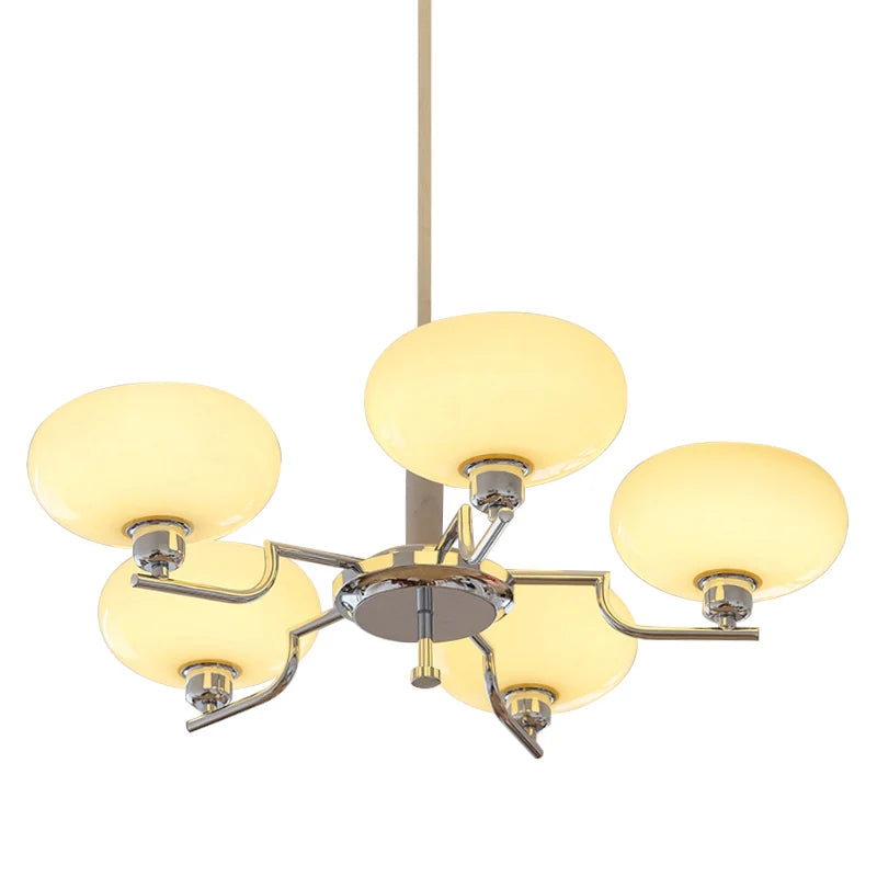 Axya Bauhaus Chandelier: Modern French Bedroom Study Living Room Light