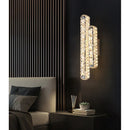 Axyaa Crystal Wall Lamp: Modern High-Grade Living Room Bedroom Bedside Light