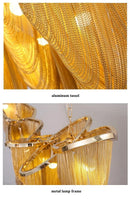 Axyaa Chain Pendant Vintage Chandelier for Restaurant and Living Room