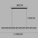 Axyaa Nordic Dining Room Pendant Lights Ceiling Chandelier for Living Room
