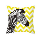 Axyaa Geometric Deer Pattern Cushion Cover for Sofa Decoration and Throw Pillow