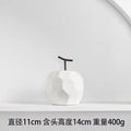 Axyaa Apple Pear Decoration: Simple Ceramic Fruit for Home & Office Décor