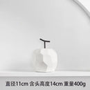 Axyaa Apple Pear Decoration: Simple Ceramic Fruit for Home & Office Décor