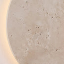 Axyaa Art Deco LED Marble Sconce Dark Wood Dimmable Wall Lamp