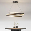 Axyaa Simple Black/White Chandelier for Living, Dining, & Kitchen Lighting