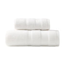 Axyaa White Cotton Towels Set - Hand Face Bath Towel Collection