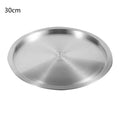 Axyaa Stainless Steel Drain Colander Basket for Round Rice Washing and Straining