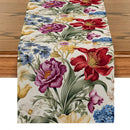 Axyaa Floral Table Runner for Dining Coffee Wedding Holiday Decor