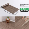 Axyaa Wood Grain Peel and Stick Flooring Tiles, Removable Sticker, 118'' X 15.7''