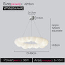 Axyaa Modern Nordic Cream Pendant Lamp for Elegant Living Room Décor