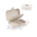 Axyaa Portable Foldable Jewelry Organizer Box Compact Travel Case
