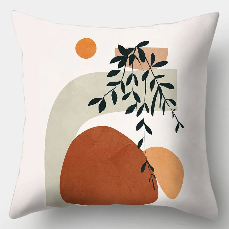 Axyaa Abstract Art Pillowcase: Parent-child Gift, Home Decor Square Cushion Cover
