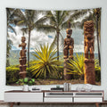 Tropical Ocean Hawaiian Landscape Tapestry for Axyaa Home Decor