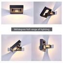 Axyaa Modern Aluminum LED Wall Lamps for Home Decor, Bedroom, Living Room, Aisle & Corridor