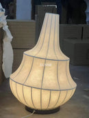 Axyaa Wabi-sabi Style Rice Paper Floor Lamp for Luxurious Decor and Art Exhibitions