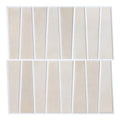Axyaa Peel and Stick PVC Wall Panels - Self-adhesive Tile Stickers for RV, Kitchen, Living Room