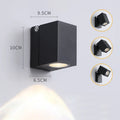 Axyaa Waterproof Outdoor Wall Lamp for Stairs, Terraces & Gardens