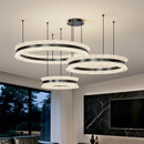 Axyaa LED Pendant Chandeliers for Modern Living and Dining Room Lighting