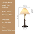 Axyaa Vintage Wooden Floor Lamp for Living Room and Bedroom LED Lighting