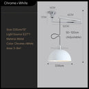 Axyaa Nordic Pendant Light: Minimalist Style Chandelier for Living Room and Dining Table