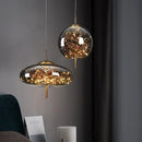 Axyaa Glass Pendant Lights: Nordic Art Star Hotel Chandelier, Long Line Luxury Design