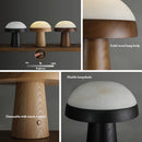 Axyaa Wood+Marble Table Lamps LED Book Lights for Indoor Decoration