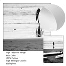 Axyaa Surfboard Coastal Wall Art Canvas - Black and White Beach Posters