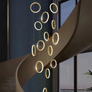 Axyaa Nordic Luxury LED Chandelier for Dining Room, Living Room, and Stairs