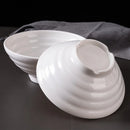 Axyaa Melamine Noodle Bowl Set - Japanese Style Ramen Bowls for Kitchen Tableware