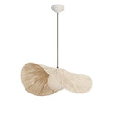 Axyaa Wabi Sabi Straw Hat Pendant Light - Stylish LED Lighting for Home and Cafe