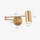 Axyaa Adjustable LED Wall Lamp with Touch Sensor Switch for Bedside Reading