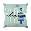 Merry Christmas Pillow Cover Set with Festive Prints - Axyaa