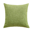 Axyaa Summer Green Cushion Cover - Soft Breathable Decorative Pillowcase