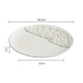 Axyaa Ceramic Steak Plate - Elegant Western Cuisine Tableware