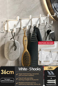 Axyaa Wall Rack Hooks for Bathroom & Kitchen - Folding Robe Towel Holder