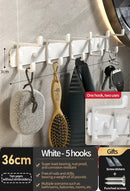 Axyaa Wall Rack Hooks for Bathroom & Kitchen - Folding Robe Towel Holder