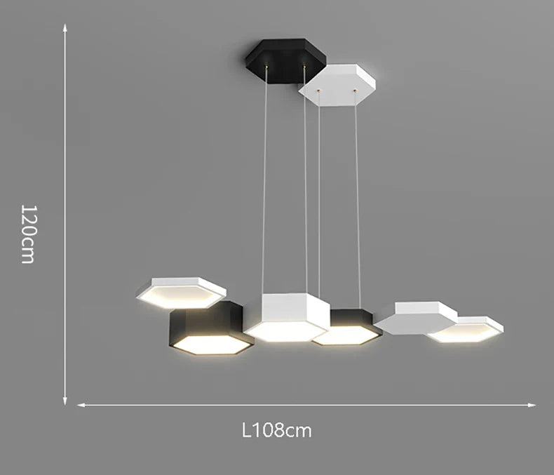 Axyaa Stainless Steel LED Chandelier for Nordic Dining Room Decor