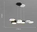 Axyaa Stainless Steel LED Chandelier Nordic Pendant Lamp for Dining & Living Room