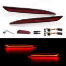 Axyaa Rear Bumper Reflector with Dynamic Turn Signal for Tesla Model Y Model 3