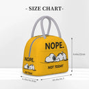 Axyaa Cartoon Dog Insulated Lunch Bag Large Capacity Thermal Cooler for School