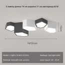 Axyaa Nordic Cube Dimmable Ceiling Light - Modern Wrought Iron Bedroom Lamp