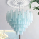 Axyaa Glass Art Pendant Light - White Pink Modern French Design for Home Decor